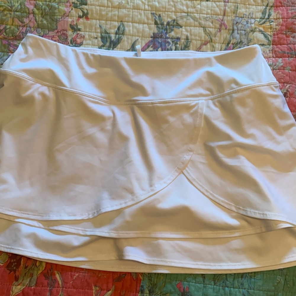 Athleta white skort